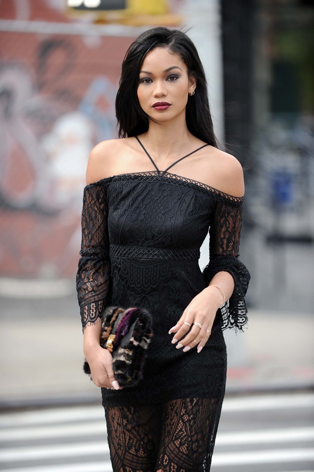 Chanel Iman Out and About in NYC