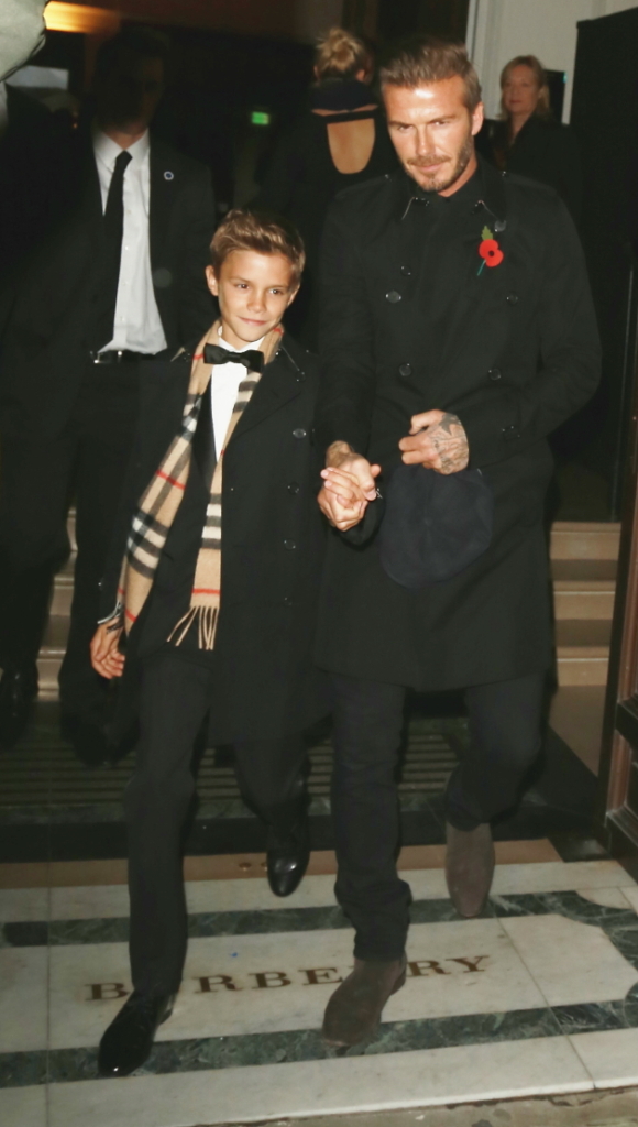 Launch of the 2014 Burberry festive campaign