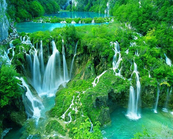 Plitvice Falls in Croatia