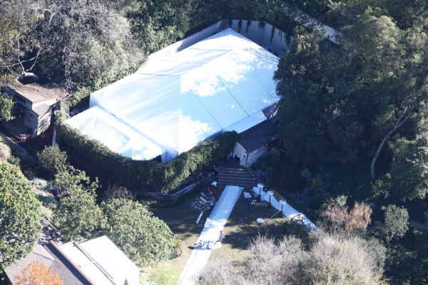 General Views: Cameron Diaz & Benji Madden's Wedding Preparations