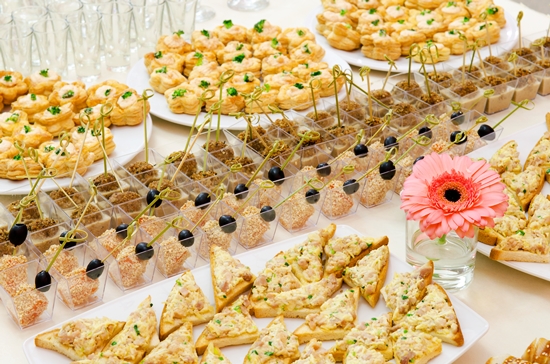 buffet table