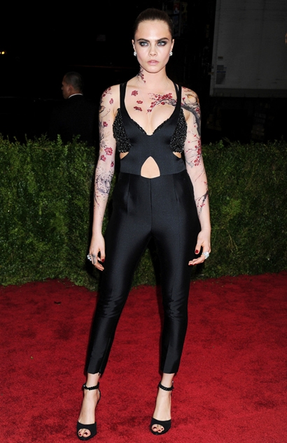 Pictured: Cara Delevingne Mandatory Credit © Gilbert Flores/Broadimage 2015 Met Gala Costume Institute Benefit - celebrating the opening of China: Through the Looking Glass 5/4/15, New York, NY, United States of America Broadimage Newswire Los Angeles 1+  (310) 301-1027 New York      1+  (646) 827-9134 sales@broadimage.com http://www.broadimage.com