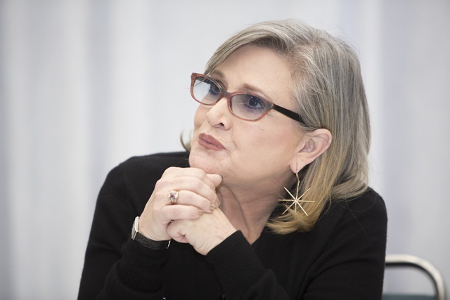 December 4, 2015 - Hollywood, California, U.S. - Carrie Fisher ''Star Wars the Force Awakens' (Credit Image: © Armando Gallo/Arga Images via ZUMA Studio)