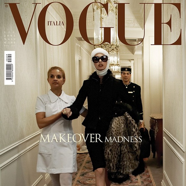 the-infamous-makeover-madness-cover-shot-by-steven-meisel-vogue-italia-july-2005